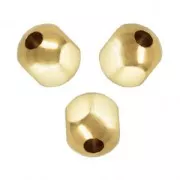 3mm Gold filled faceted round beads x10