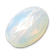 Bead Moonstone (imitation) Oval with facets 14x10mm x1|raw }}