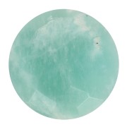 Bead Amazonite Flat disc with facets 12mm x1|raw }}