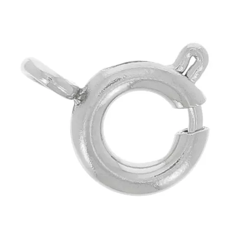 5mm Stainless Steel 316L Spring clasp with closed ring x1