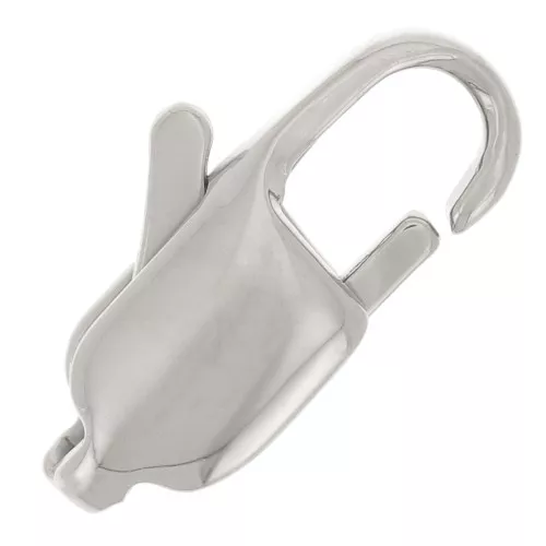 15 mm long carabiner clasp - 316L stainless steel x1