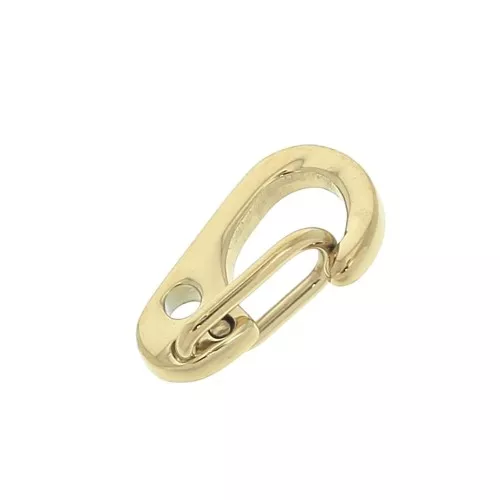 11 mm Safety Lobster Clasp - Gold-plated 316L stainless steel x1