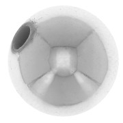 CCB Metallic Acrylic 10mm Round Beads - Silver x10