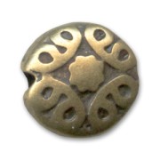 Pucks 10mm Bronze tone x4