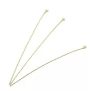 38mm Head pin with 0,5mm ball - Gold-filled x10