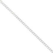 Chain Flat links 1.4mm Sterling Silver  x1m