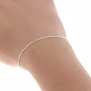 Chain Flat links 1.4mm Sterling Silver  x1m