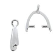 12mm 925 Sterling Silver Pendant Holder x1