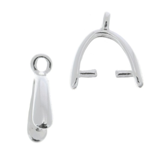 12mm 925 Sterling Silver Pendant Holder x1