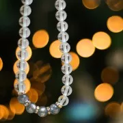 Rondelle Rhinestones 8mm Gold tone/Crystal AB x1