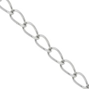 2.45mm Stainless Steel 316L Rectangle cable mesh chain x1m
