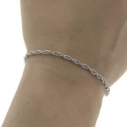 2.7mm Stainless Steel 316L Rope Mesh Chain x1m 