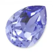 PureCrystal 4320 Pear Fancy Stone 18x13mm Provence Lavender x1