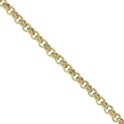 Belcher chain 2.3 mm Stainless Steel 316L Gold Chain x50cm