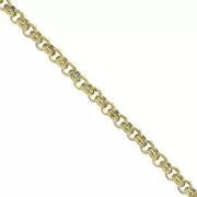 Belcher chain 2.3 mm Stainless Steel 316L Gold Chain x50cm