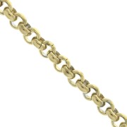 Belcher chain 2.3 mm Stainless Steel 316L Gold Chain x50cm