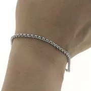 3mm Stainless Steel 316L Belcher mesh chain x1m