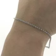 2.2mm Stainless Steel 316L Belcher mesh chain x1m