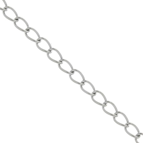 2.5mm Stainless Steel 316L Rombo mesh chain x1m