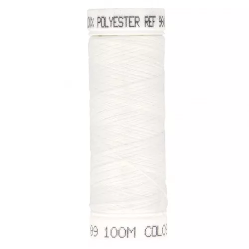 Polyester sewing thread - White x100m