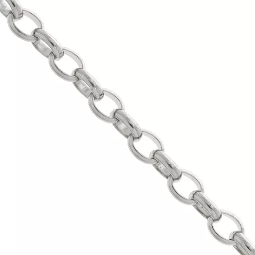 Oval Belcher chain 3.5 mm - 316L stainless steel x1m