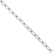 2.1mm Stainless Steel 316L Rectangle cable mesh chain x1m|raw }}