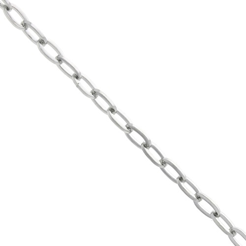 2.1mm Stainless Steel 316L Rectangle cable mesh chain x1m