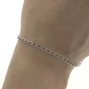 3.5mm Stainless Steel 316L Rombo mesh chain x1m