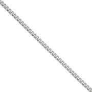 1.2mm Stainless Steel 316L Diamond cut box mesh chain x1m