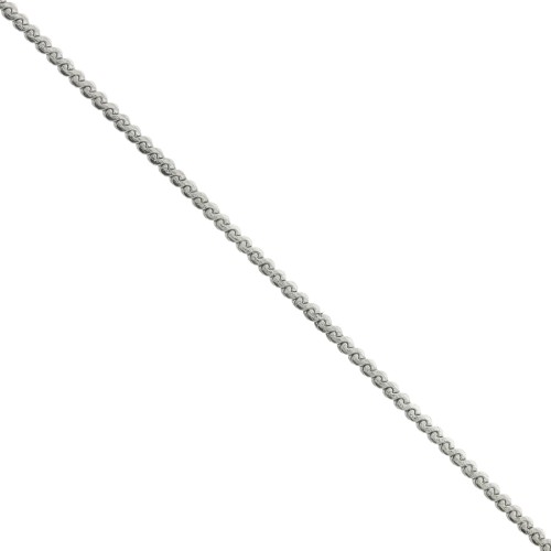 0.9mm Stainless Steel 316L Englsih flat mesh chain x1m