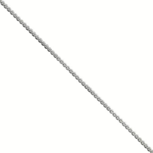 0.9mm Stainless Steel 316L Englsih flat mesh chain x1m