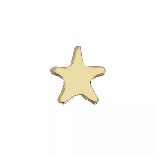5.5mm Gold filled glue-on element - Star x1