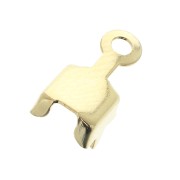 4mm Chain End for Crystal Rhinestone Chain - Gold Plated x1