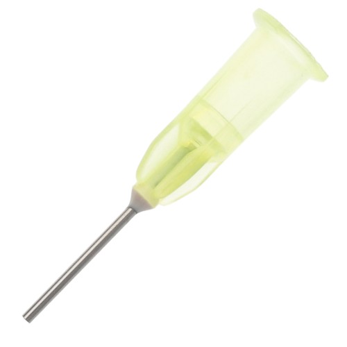 0.5mm Needle for syringe silver solder finish x1