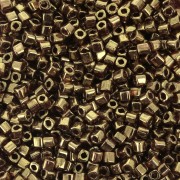 1.5mm Toho Cubes TC-01-421 - Transparent Pink Gold Luster x10g|raw }}