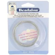 Half-round wire 0.72 mm - 316L stainless steel x12m