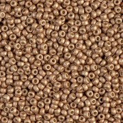 Miyuki Duracoat 11/0 Seed beads 4204F - Galvanized Matte Champagne x100g