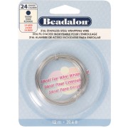 Round wire 0.51 mm - 316L stainless steel x12m