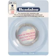 Round wire 0.51 mm - 316L stainless steel x12m