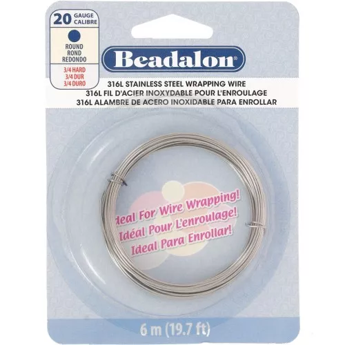 Round 316L stainless steel wire 0.81mm x6m