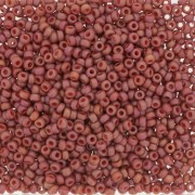 Miyuki Seed beads 11/0 4695 - Opaque Glazed Carnelian Mat AB x8g|raw }}