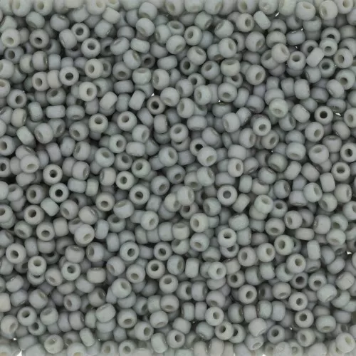 Miyuki Seed beads 11/0 4705 - Opaque Glazed Cadet Grey Mat AB x8g