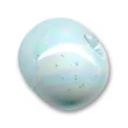 Ceramics bead  8mm Iridescent Light Azore