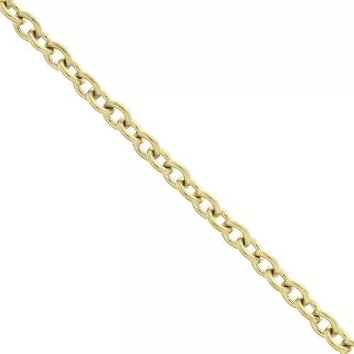 3.1mm Stainless Steel 316L Cable mesh chain - Gold Tone x50 cm