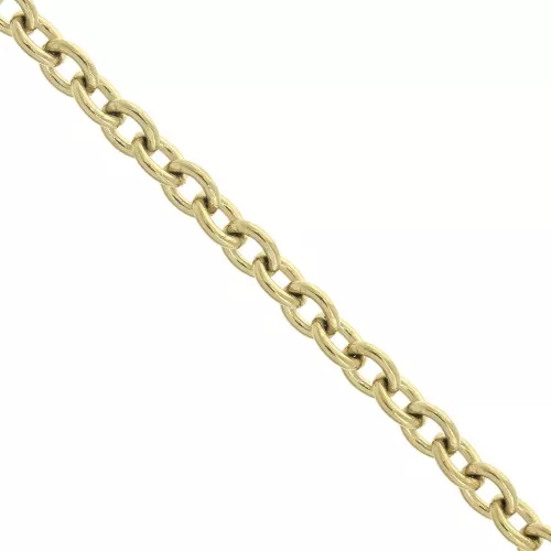 3.8mm Stainless Steel 316L Cable mesh chain - Gold Tone x50 cm
