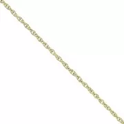1.5mm Stainless Steel 316L Rope Mesh Chain - Gold Tone x 50 cm