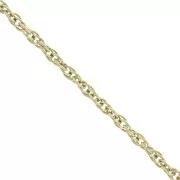 1.5mm Stainless Steel 316L Rope Mesh Chain - Gold Tone x 50 cm