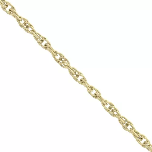 2.6mm Stainless Steel 316L Rope Mesh Chain - Gold Tone x 50 cm