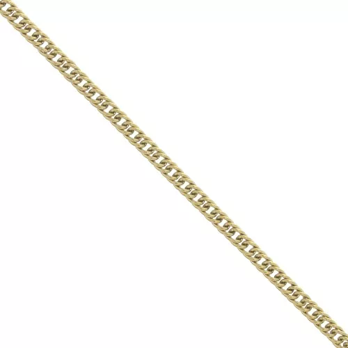 2mm stainless steel 316L Curb chain - Gold Tone x50 cm