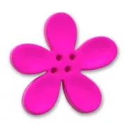 Orchid Button 20mm Fuchsia x1